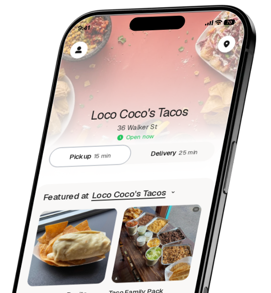 Loco Coco's Tacos app preview