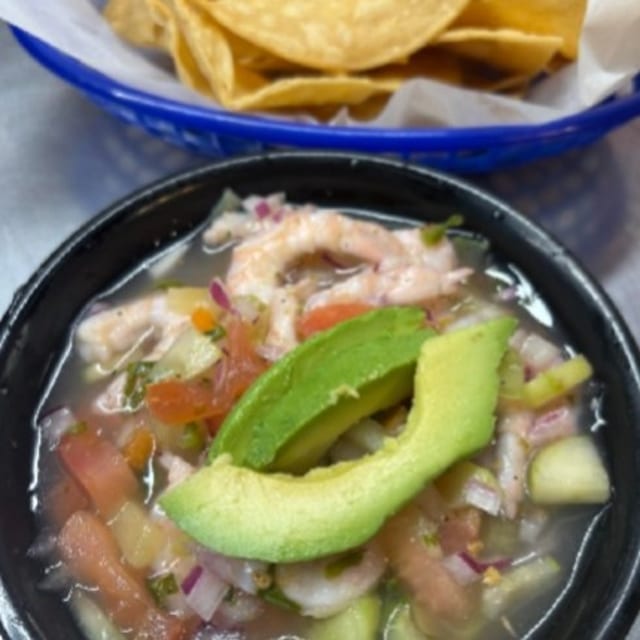 Shrimp Ceviche.